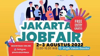 Info Jadwal Jakarta Job Fair 2 Agustus Hingga 3 Agustus 2022. 