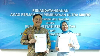 Sinergi PNM dengan PIP, Lakukan Penandatangan Akad Perjanjian Pembiayaan UMi