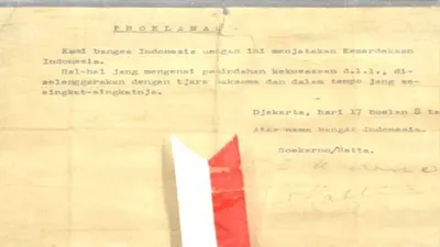 Sejarah Singkat dan Isi Naskah Proklamasi Kemerdekaan Indonesia