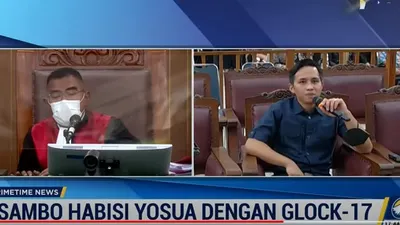 Bharada E atau Richard Eliezer memberikan kesaksian sebelum penembakan terjadi