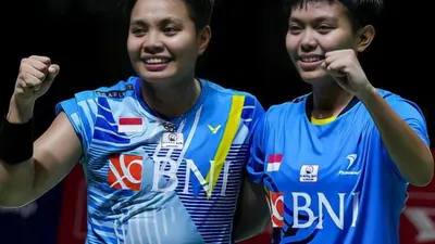 Apriani Rahayu dan Siti Fadia&nbsp;juarai&nbsp;Malaysia Open 2022. (PBSI)