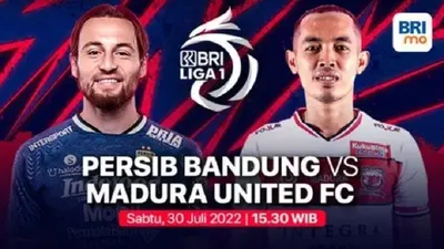 Link live streaming Persib Bandung vs Madura United di BRI liga 1 Sabtu, 30 Juli 2022.
