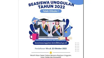 Beasiswa Unggulan Tahun 2022 Resmi Dibuka, Cek Persyaratannya