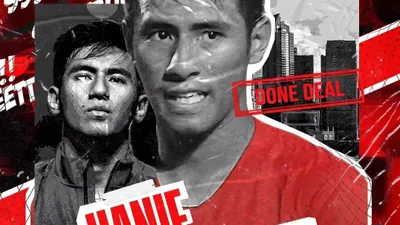 Pemain Persija Jakarta Hanif Sjahbandi.