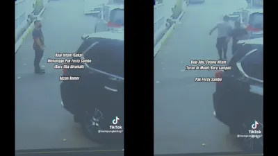 Viral Video Rekaman CCTV Duren Tiga Saat Pistol Ferdy Sambo Terjatuh Jelang Eksekusi Brigadir J