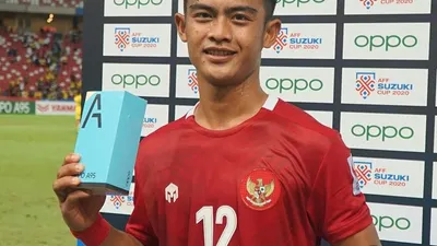 Pratama Arhan mencetak gol ketiga untuk Timnas Garuda Indonesia melawan Malaysia.
