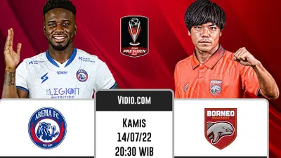 Final  Piala Presiden leg pertama , Arema FC vs Borneo