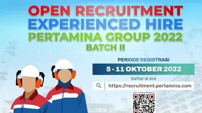 PT Pertamina Buka 20 Lowongan Kerja, Ini Jadwal dan Syarat Pendaftarannya!