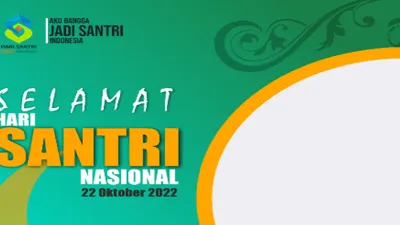 Kumpulan Link Twibbon Hari Santri Nasional 2022