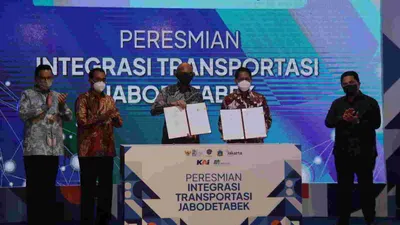 Acara Peresmian Integrasi Stasiun Tebet dan Palmerah/dok: Humas Balkot DKI