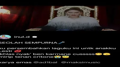 Inul Daratista Unggah Lagu Seolah Sempurna, Dukungan untuk Lesti / tangkap layar @inul.d