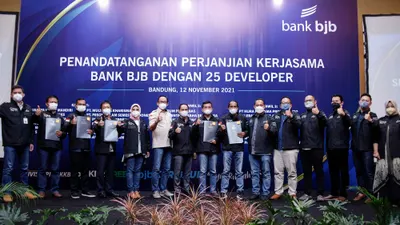 Dukung Program Pemerintah Dalam Penyediaan Perumahan, bank bjb Jalin Kerja Sama dengan 26 Pengembang