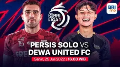 Link Live Streaming Persis Solo vs Dewa United FC