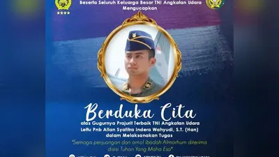 Sosok Lettu Pnb Allan Safitra Indra Wahyudi, pilot pesawat tempur T-50i Golden Eagle milik TNI AU yang jatuh di Blora