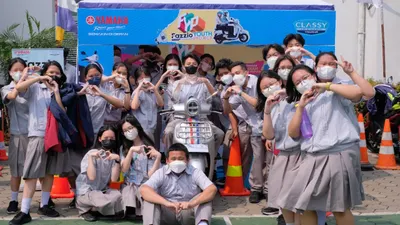 Yamaha DDS Jabodetabek menggelar Fazzio Youth Project melalui Connected High School Contest untuk menyapa para pelajar SMA.