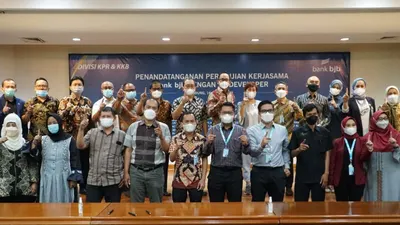 Sinergitaa bank bjb dengan developer.