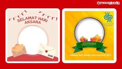 Twibbon Hari Aksara Internasional 2022.