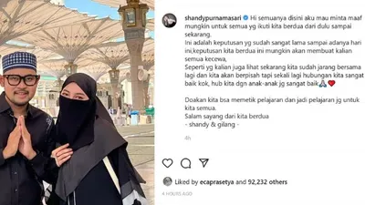 Shandy Purnamasari Berpisah dengan Juragan 99