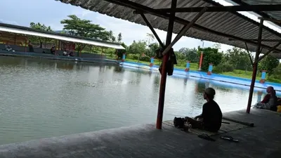 Ilustrasi Kolam Pemancingan