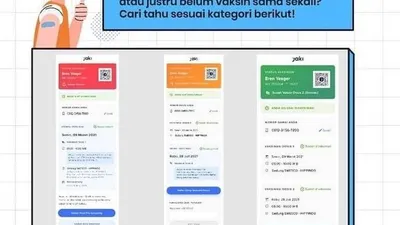 Status vaksinasi COVID-19 yang bisa diihat dari aplikasi JAKI. [Instagram@dkijakarta]