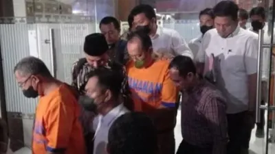 6 tersangka tragedi Kanjuruhan ditahan. Foto/Istimewa.