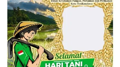 Gratis! 15 Link Twibbon Hari Tani Nasional 2022, Desain Keren dan Menarik untuk Status Gambar di Medsos.