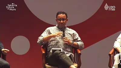 Anies Baswedan ajak milenial DKI Jakarta jadi PNS.