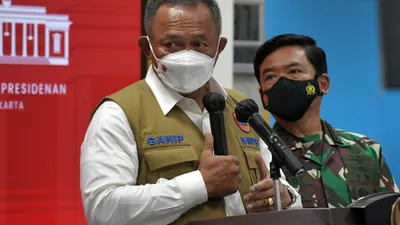 Ketua Satgas Penanganan Covid-19 sekaligus Kepala BNPB Ganip Warsito  / dok. Humas Setkab- Rahmat 