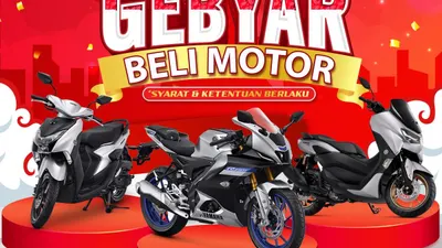 Memeriahkan HUT RI ke-77, Yamaha DDS Jabodetabek menghadirkan program hadiah langsung pembelian motor hingga diskon servis.