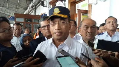 Menhub Budi Karya Sumadi. (Suara.com/Rambiga)
