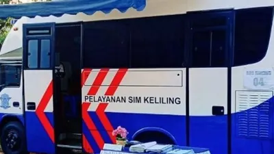 Mobil layanan SIM Keliling / dok. Suara.com