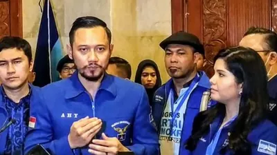 Ketum Partai Demokrat Agus Harimurti Yudhoyono. [Suara.com/M Yasir]
