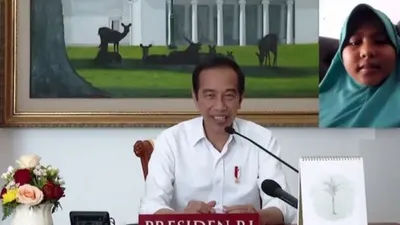Pertanyaan Anak-anak pada Jokowi : Jadi Presiden Ngapain Aja, Pak? / dok. Suara.com