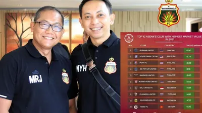 COO Bhayangkara Solo FC, Kombes Pol Sumardji dan Manajer Tim AKBP I Nyoman Yogi Hermawan. (dok  Bhayangkara Solo FC)