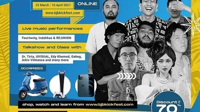 bjb DigiCash KickFest Hadirkan 250 Brand hingga Live Music Secara Daring