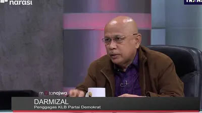Darmizal dalam dialog tanggapan soal Moeldoko di Demokrat/dok: YouTube Najwa Shihab.