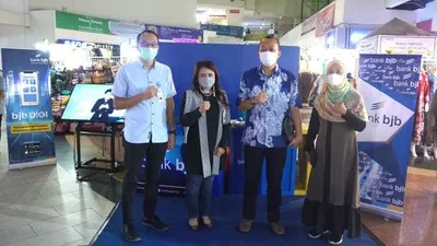bank bjb Gencarkan Penerapan Transaksi Non-Tunai di Pasar Tanah Abang Jakarta