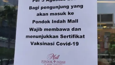 Benarkah Boleh Masuk PIM Asal Punya Sertifikat Vaksin?