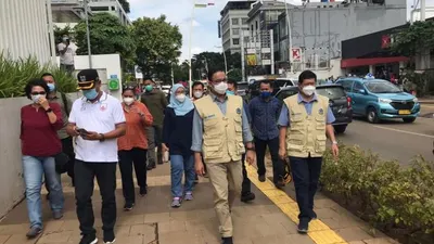 Anies Sebut Wilayah Banjir Akibat Luapan Kali Krukut Sudah Kering