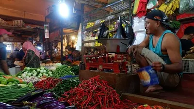 Tekan harga cabai di Bogor, Perumda PPJ gelar bazar pasar murah. (Ayobogor/Yogi Faisal)