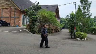 : Lokasi hotel tempat video 'enak-enak' berdurasi 3 menit 18 detik dibuat, yang sempat hebohkan warganet.(Ayobogor/ Yogi Faisal)