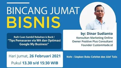 Ingin Tahu Trik Pemasaran WhatsApp dan Google My Business? Yuk Ikuti Webinarnya!