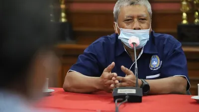 Ketua Asosiasi Kota Persatuan Sepak Bola Seluruh Indonesia (Askot PSSI) Jakarta Utara, Rachmat Roganda/dok: utara.jakarta.go.id