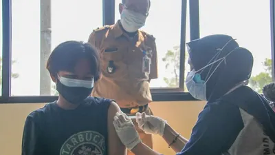 Vaksinasi di Rusun Nagrak RW 011 Cilincing, Jakarta Utara/dok: Kominfotik Jakut.