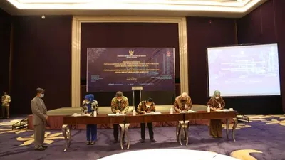 bank bjb Tandatangani Perjanjian Kerjasama Penyaluran KUR dengan Kemenkop UKM