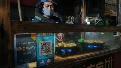 Salah satu pelaku UMKM penerima Bantuan Produktif Usaha Mikro (BPUM), atau BLT UMKM dari Kementerian Koperasi dan UMKM (Yogi Faisal)