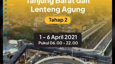 Catat! Flyover Lenteng Agung-Tanjung Barat Kembali Diuji Coba Selama 6 Hari