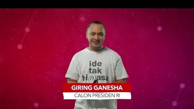 Giring Ganesha Janjikan Kuliah Gratis Jika Terpilih Jadi Presiden