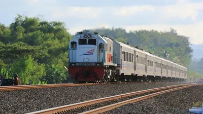 Ilustrasi kereta api