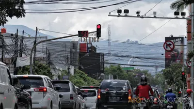 Ilustrasi kamera pengawas untuk tilang elektronik 